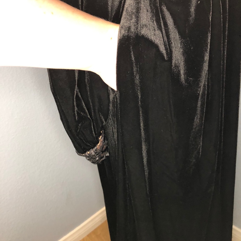 NWOT Dita Von Teese velvet DAHLIA retro Robe L - Picture 11 of 13